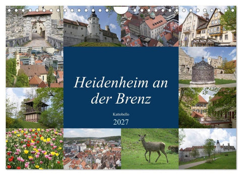 Heidenheim an der Brenz (Wandkalender 2027 DIN A4 quer), CALVENDO Monatskalender