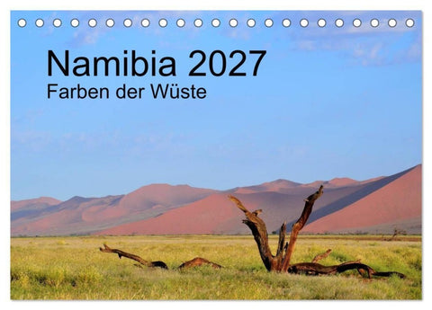 Namibia 2027 Farben der Wüste (Tischkalender 2027 DIN A5 quer), CALVENDO Monatskalender