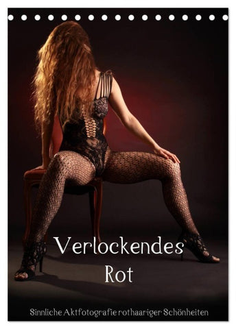 Verlockendes Rot (Tischkalender 2027 DIN A5 hoch), CALVENDO Monatskalender