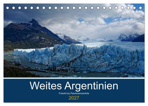 Weites Argentinien (Tischkalender 2027 DIN A5 quer), CALVENDO Monatskalender