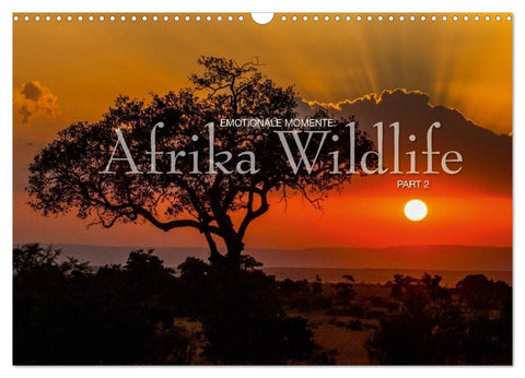 Emotionale Momente: Afrika Wildlife Part 2 / CH-Version (Wandkalender 2026 DIN A3 quer), CALVENDO Monatskalender