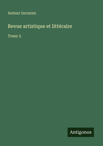 Revue artistique et littéraire