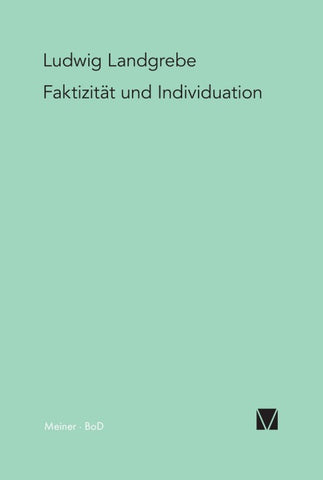 Faktizität und Individuation