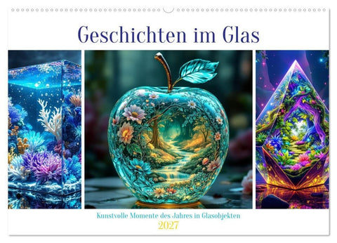 Geschichten im Glas (Wandkalender 2027 DIN A2 quer), CALVENDO Monatskalender