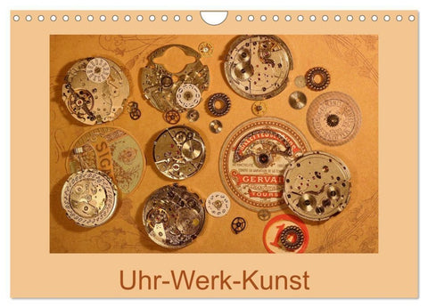 Uhr-Werk-Kunst (Wandkalender 2027 DIN A4 quer), CALVENDO Monatskalender