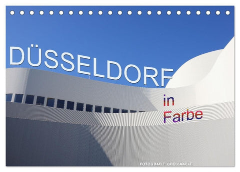 Düsseldorf in Farbe (Tischkalender 2027 DIN A5 quer), CALVENDO Monatskalender