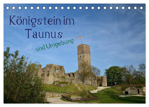 Königstein im Taunus und Umgebung (Tischkalender 2026 DIN A5 quer), CALVENDO Monatskalender