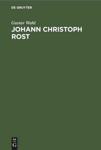 Johann Christoph Rost