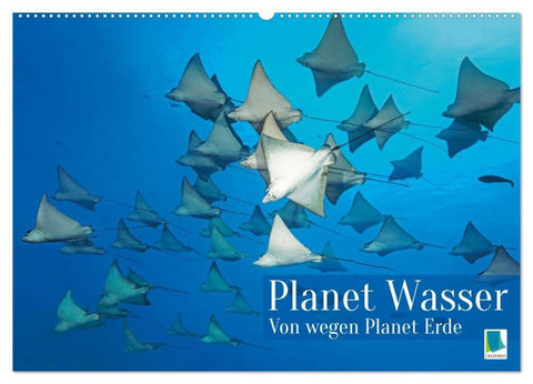 Planet Wasser: Von wegen Planet Erde (Wandkalender 2027 DIN A2 quer), CALVENDO Monatskalender
