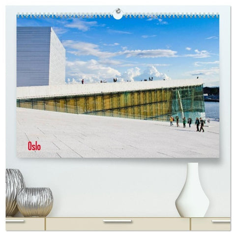 Oslo (hochwertiger Premium Wandkalender 2027 DIN A2 quer), Kunstdruck in Hochglanz