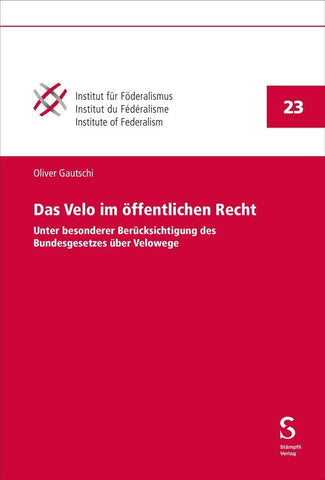 Das Velo im öffentlichen Recht