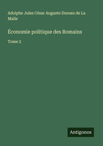 Économie politique des Romains