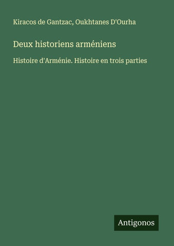 Deux historiens arméniens