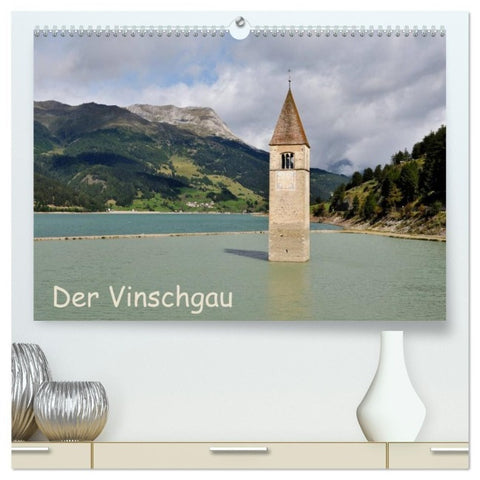 Der Vinschgau (hochwertiger Premium Wandkalender 2027 DIN A2 quer), Kunstdruck in Hochglanz