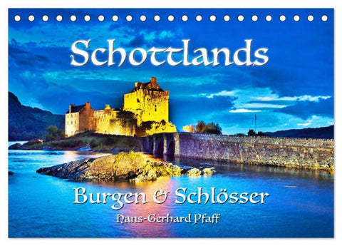 Schottlands Burgen und Schlösser (Tischkalender 2027 DIN A5 quer), CALVENDO Monatskalender