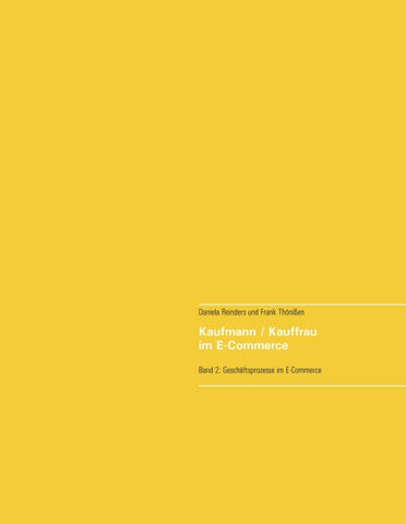 Kaufmann/Kauffrau im E-Commerce