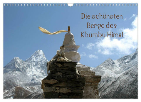 Die schönsten Berge des Khumbu Himal (Wandkalender 2027 DIN A3 quer), CALVENDO Monatskalender