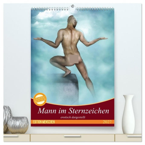 Mann im Sternzeichen (hochwertiger Premium Wandkalender 2027 DIN A2 hoch), Kunstdruck in Hochglanz