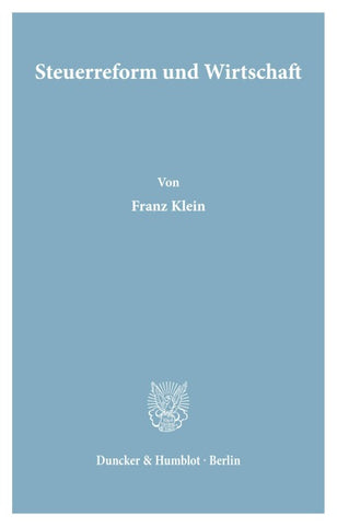 Steuerreform und Wirtschaft.
