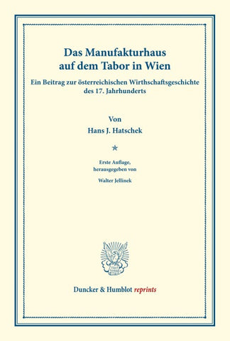 Das Manufakturhaus auf dem Tabor in Wien.
