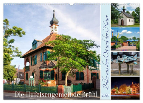 Die Hufeisengemeinde Brühl (Wandkalender 2026 DIN A2 quer), CALVENDO Monatskalender