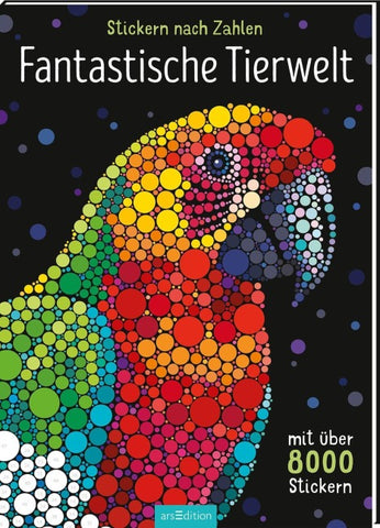 Stickern nach Zahlen – Fantastische Tierwelt