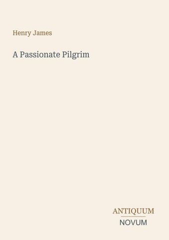 A Passionate Pilgrim