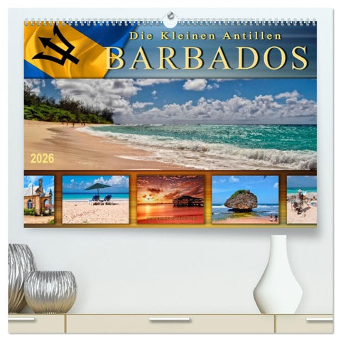 Die kleinen Antillen - Barbados (hochwertiger Premium Wandkalender 2026 DIN A2 quer), Kunstdruck in Hochglanz