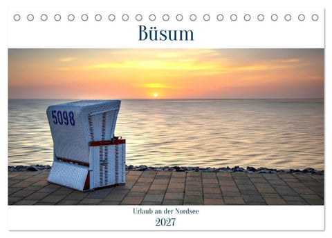 Büsum - Urlaub an der Nordsee (Tischkalender 2027 DIN A5 quer), CALVENDO Monatskalender