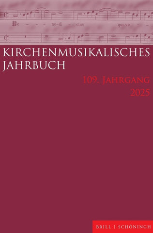 Kirchenmusikalisches Jahrbuch 109. Jahrgang 2025