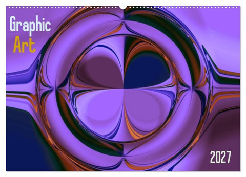 Graphic Art 2027 (Wandkalender 2027 DIN A2 quer), CALVENDO Monatskalender
