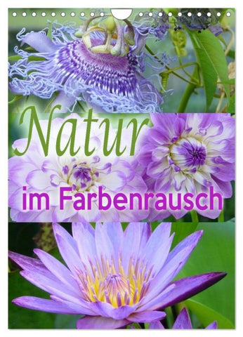 Natur im Farbenrausch (Wandkalender 2027 DIN A4 hoch), CALVENDO Monatskalender