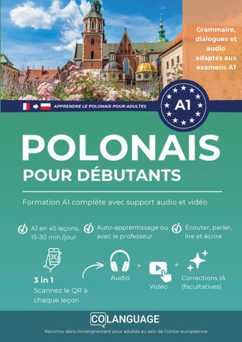 Apprendre le polonais pour débutants : Cours A1 complet avec support audio et vidéo