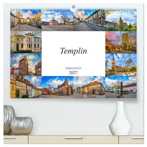 Templin Impressionen (hochwertiger Premium Wandkalender 2027 DIN A2 quer), Kunstdruck in Hochglanz