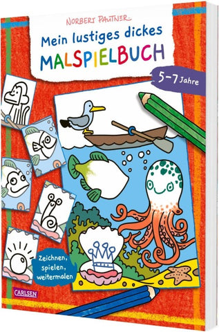 Mein lustiges dickes Malspielbuch