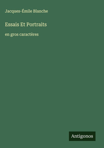Essais Et Portraits