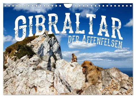 Gibraltar - der Affenfelsen (Wandkalender 2027 DIN A4 quer), CALVENDO Monatskalender