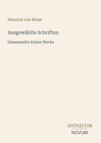 Ausgewählte Schriften