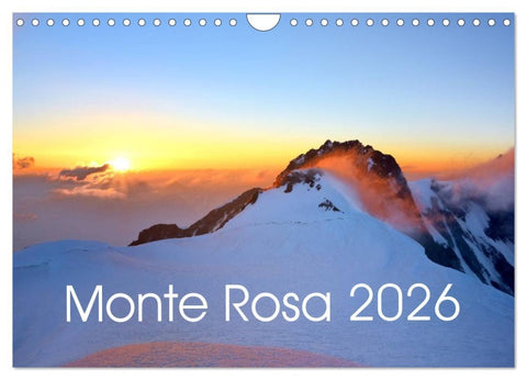 Monte Rosa (Wandkalender 2026 DIN A4 quer), CALVENDO Monatskalender