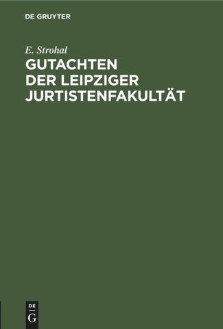 Gutachten der Leipziger Jurtistenfakultät