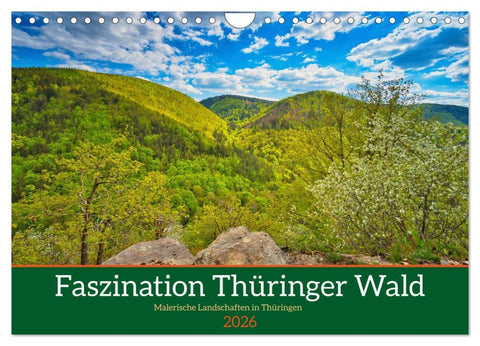 Faszination Thüringer Wald (Wandkalender 2026 DIN A4 quer), CALVENDO Monatskalender