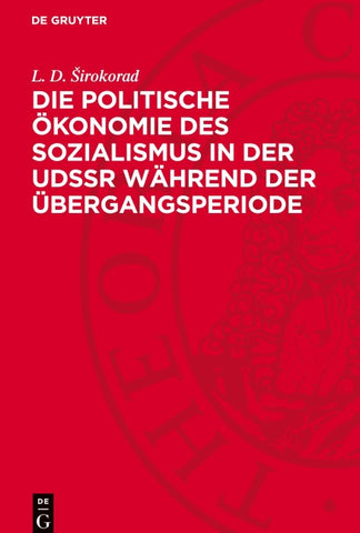 Die politische Ökonomie des Sozialismus in der UdSSR während der Übergangsperiode