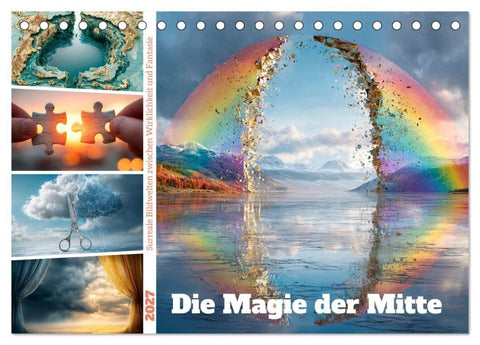 Die Magie der Mitte (Tischkalender 2027 DIN A5 quer), CALVENDO Monatskalender