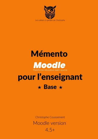Mémento Moodle pour l'enseignant
