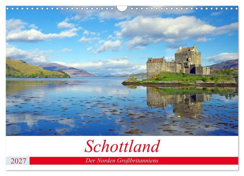 Schottland - Der Norden Großbritanniens (Wandkalender 2027 DIN A3 quer), CALVENDO Monatskalender