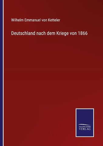 Deutschland nach dem Kriege von 1866