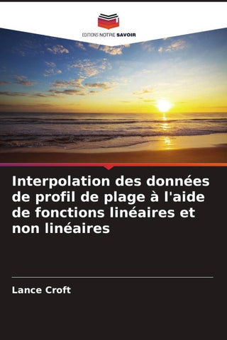 Interpolation des données de profil de plage à l'aide de fonctions linéaires et non linéaires
