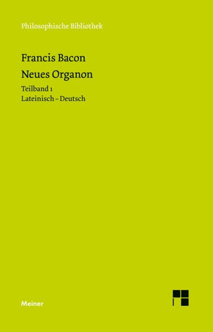 Neues Organon. Teilband 1