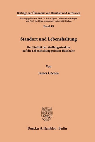Standort und Lebenshaltung.