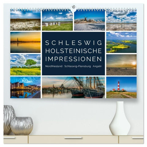Schleswig-Holsteinische Impressionen (hochwertiger Premium Wandkalender 2027 DIN A2 quer), Kunstdruck in Hochglanz